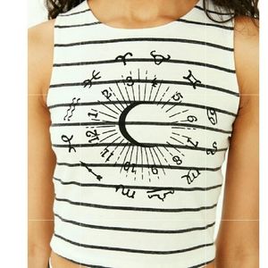 Urban Outfitters astrology crop top